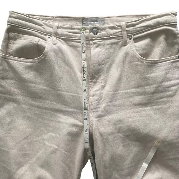 Everlane Jeanse Size 32 White/Cream High Rise Straight Ankle - Picture 4 of 7
